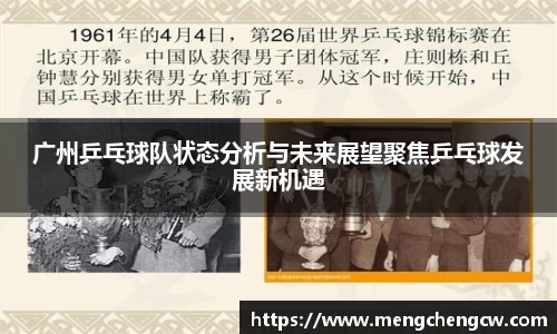 广州乒乓球队状态分析与未来展望聚焦乒乓球发展新机遇